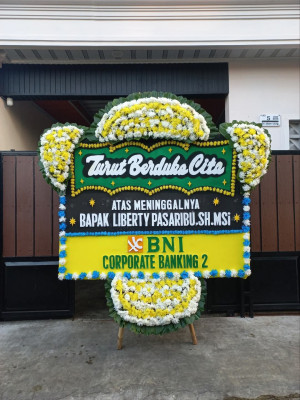 Papan Bunga Duka di Kelapa Tiga Permai