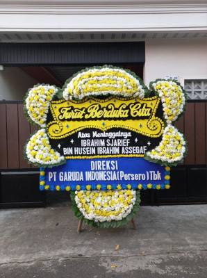 Papan Bunga Duka di Kelapa Tiga Permai
