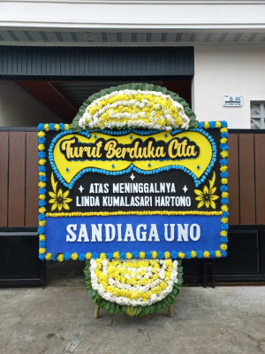 Papan Bunga Duka di Kelapa Tiga Permai