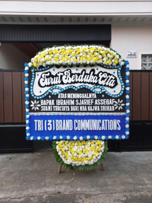Papan Bunga Duka di Kelapa Tiga Permai